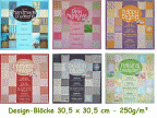 Design-Karton-Blcke  30,5 x 30,5 cm