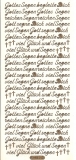 Ziersticker Schriftzge Gottes Segen - gold