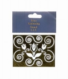 Embossing-Schablone - Motiv Blumenornament