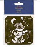 Embossing - Schablone - Motiv Clown