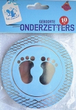 Untersetzer - Set - Motiv Babyfsse Junge - (0,33/Stck)