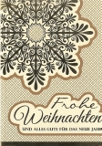 Weihnachtskarte mit Foliendruck I