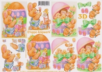 3D-Bogen - Motiv Frhliche Ostern II