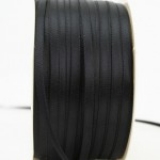 Satinband 3mm - schwarz - ( 0,25/m)