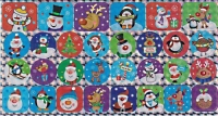 Weihnachtsmotivsticker Stickerset mit 100 Stickern