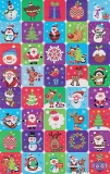 Weihnachtsmotivsticker Stickerset mit 100 Stickern