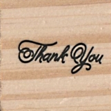 Motivstempel  Schriftstempel Thank you