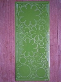 Ziersticker - Blumenmotive - grasgrn