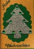 Frohe Weihnachten - Minikarte - Basteljulchen - Unikat