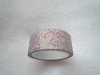 Deko-Effektband --- silber-rosa - Grundpreis 0,85 Euro/m