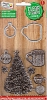 Clearstamps mit Stanzschablonen Weihnachtsmotive