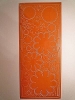 Ziersticker - Blumenmotive - orange